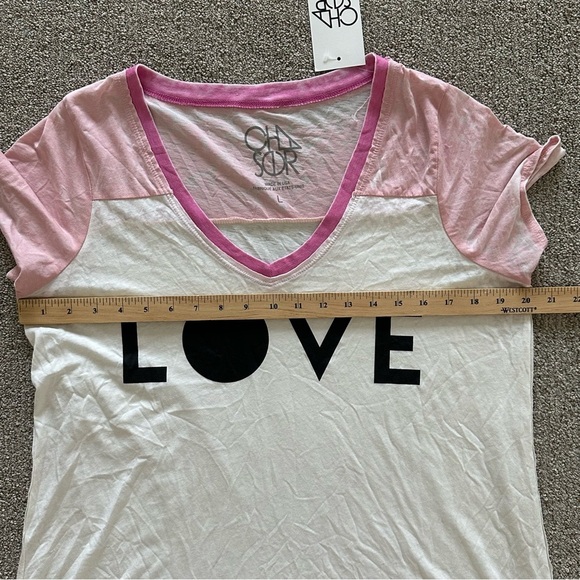 Chaser LOVE Graphic Short Sleeve T-Shirt Size Large‎ - Picture 3 of 6